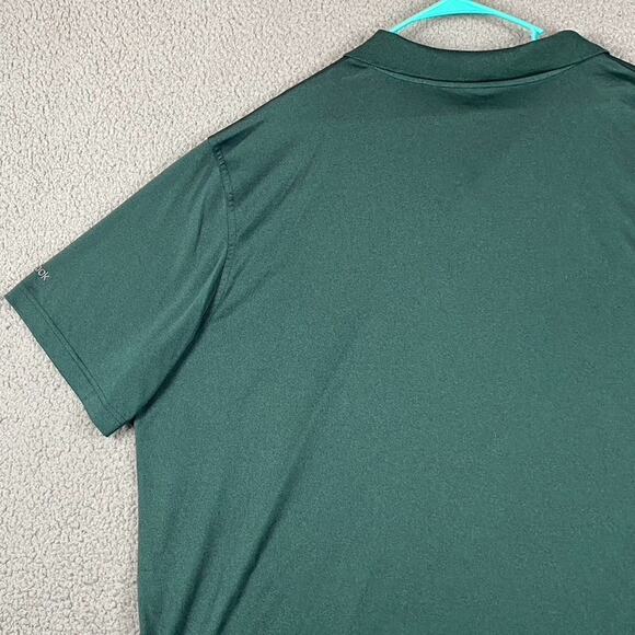 Reebok Golf Polo Shirt Men's 4XL Green Performance Short Sleeve - Picture 8 of 9
